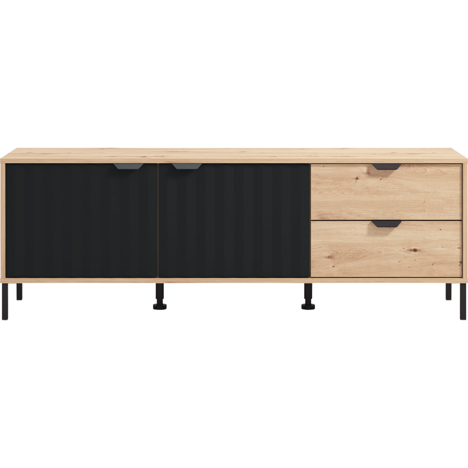 TV-Möbel Vandea, Dekor Eiche Artisan, 157 cm