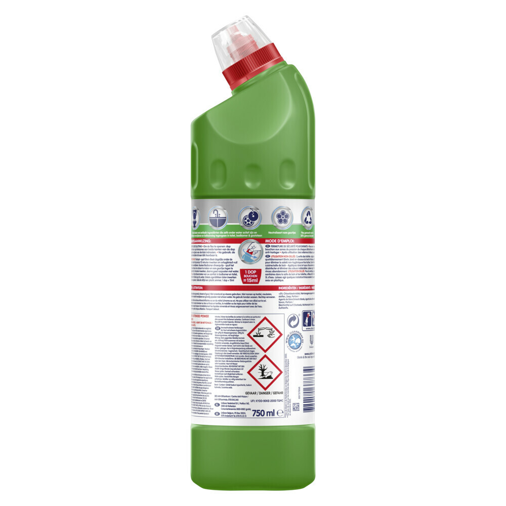 15x Glorix Bleek Dennen750 ml