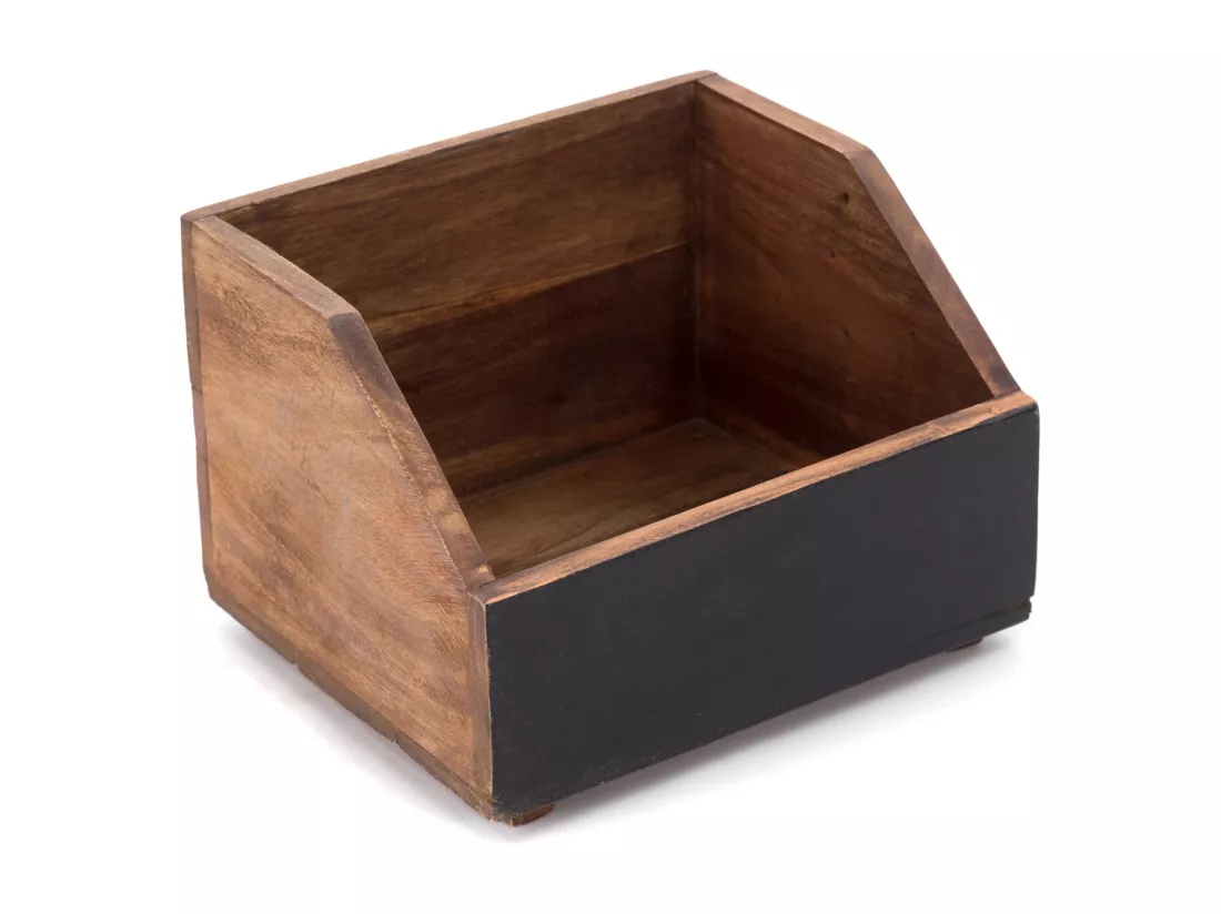 ORGANISATEUR DE BUREAU Livre Bois de mahogany, avec tableau écrivable couleurs naturelles