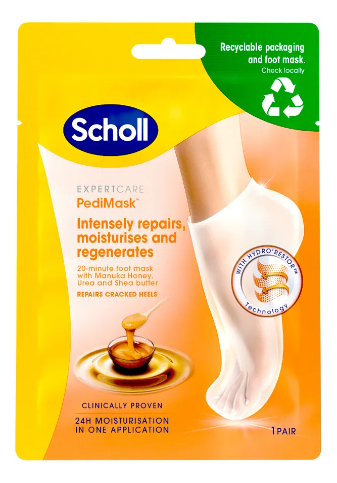 Scholl PediMask Manuka Honey - 1 par