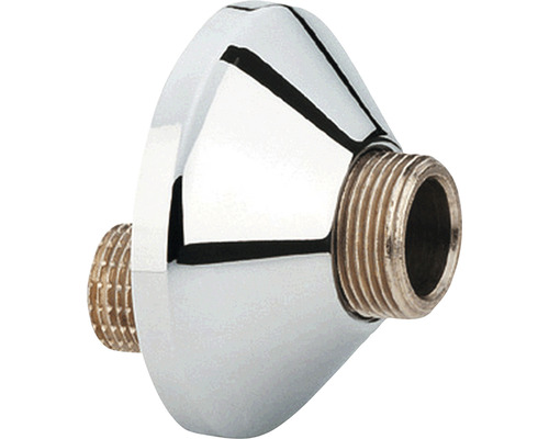 S-connector, verstelbaar, 7,5 mm, chroom, 12001000