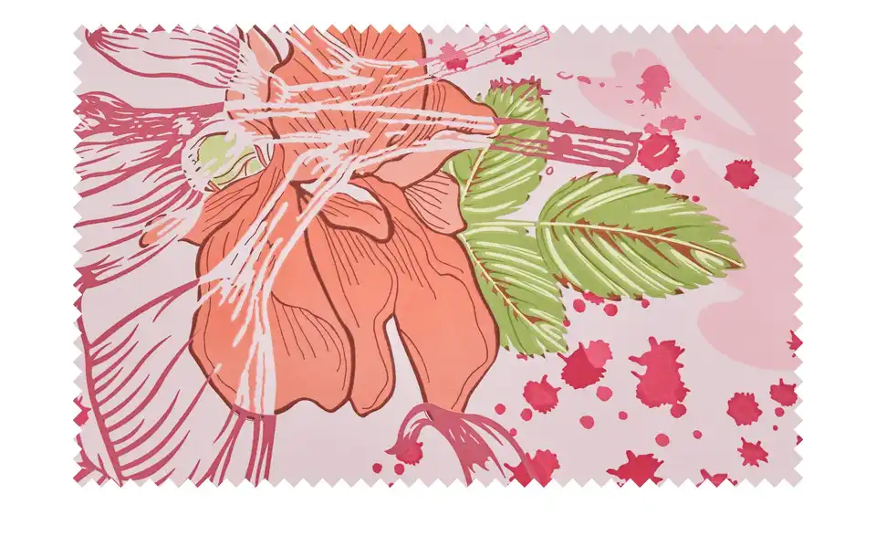 Satin Bettwäsche floral