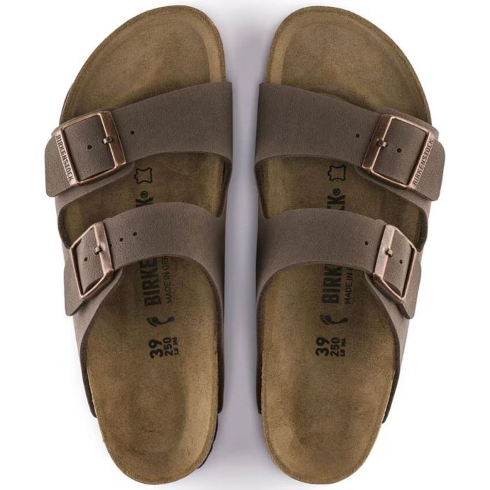 Birkenstock Unisex Sandal Arizona Regular Birko-Flor Nubuck Brun