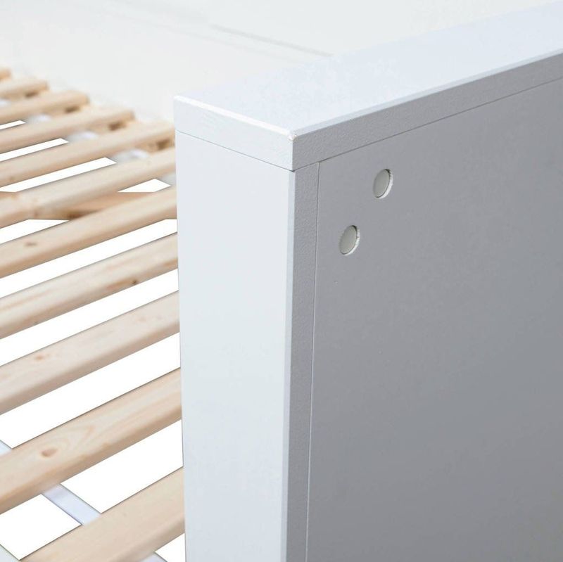 WOOOD - Connect - Hoekbed - Wit - 90x200 cm