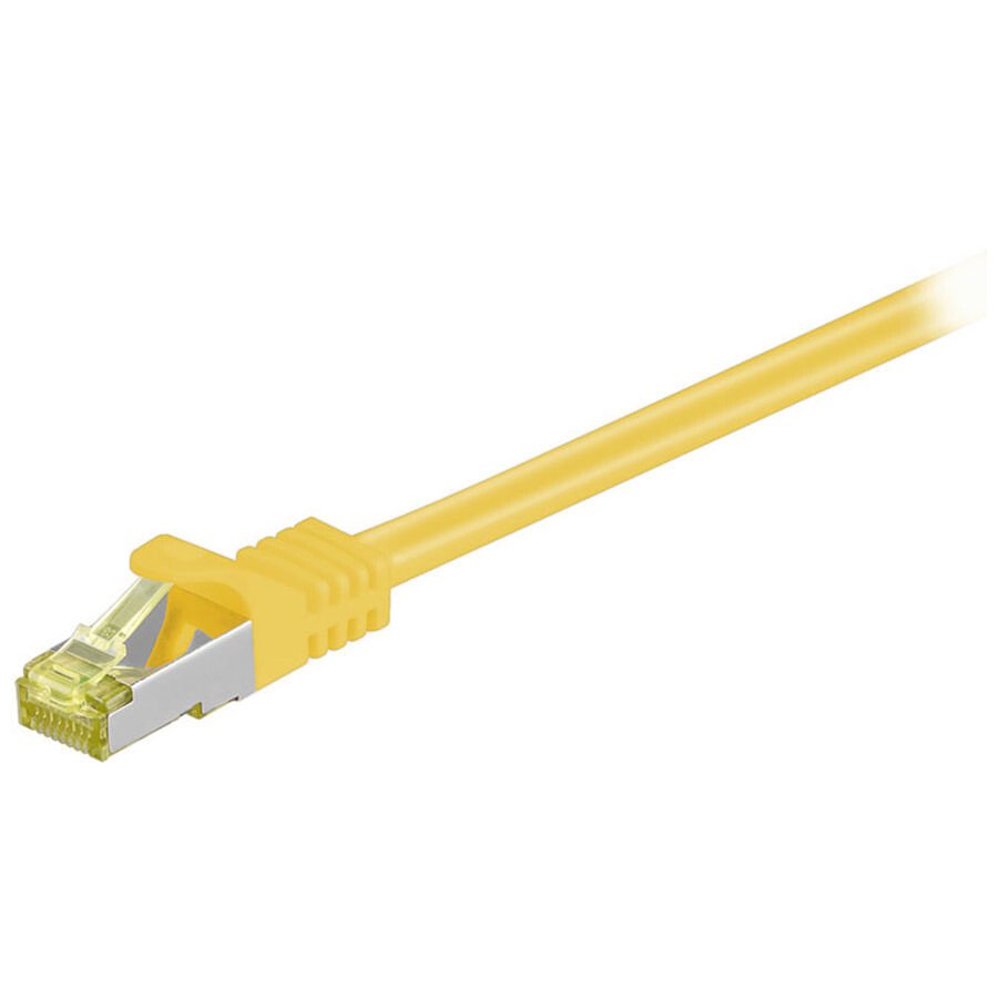 Cordon RJ45 catégorie 7 S/FTP 0.5 m (Jaune)