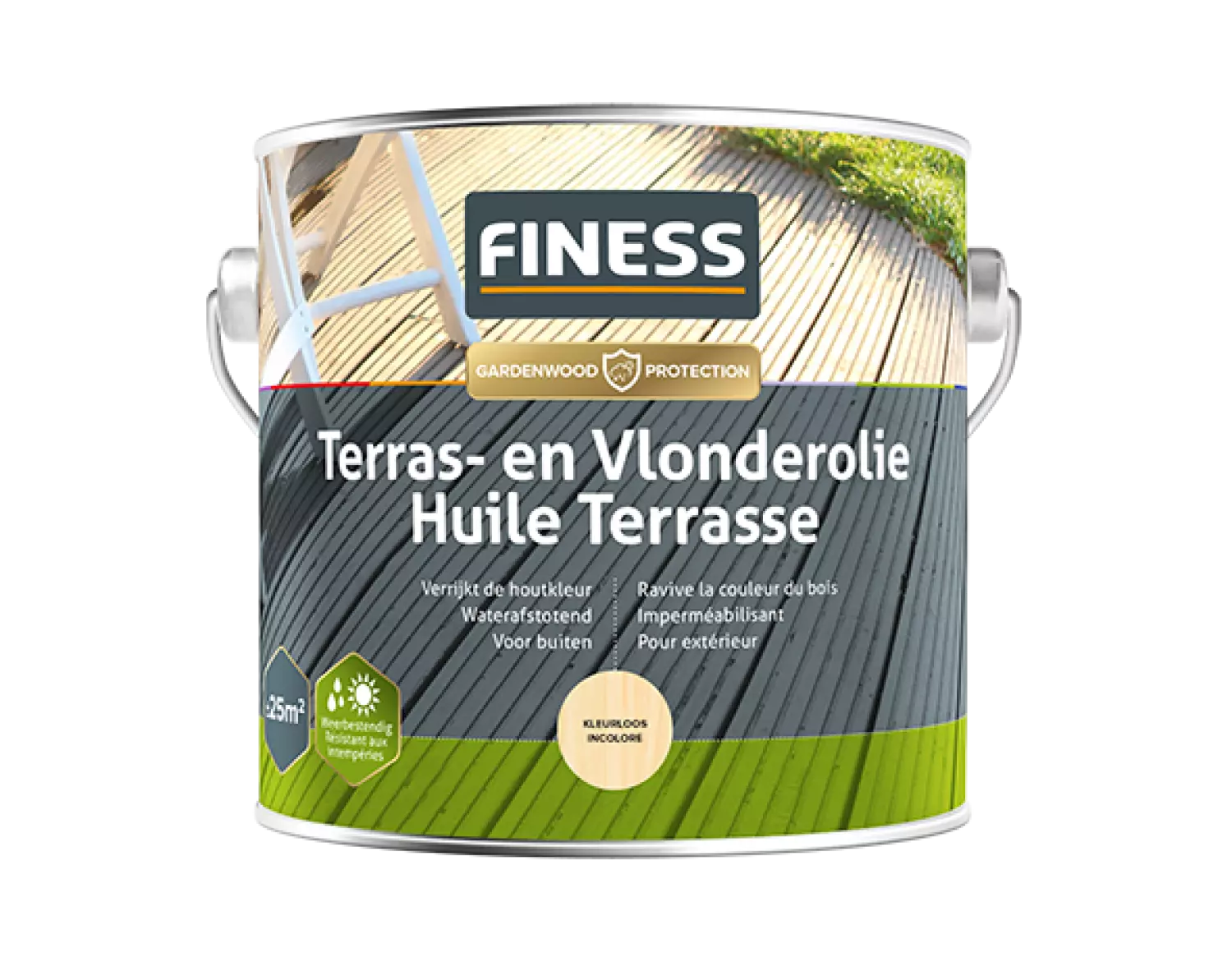 Finess Terras- en vlonderolie - Kleurloos - 750ml