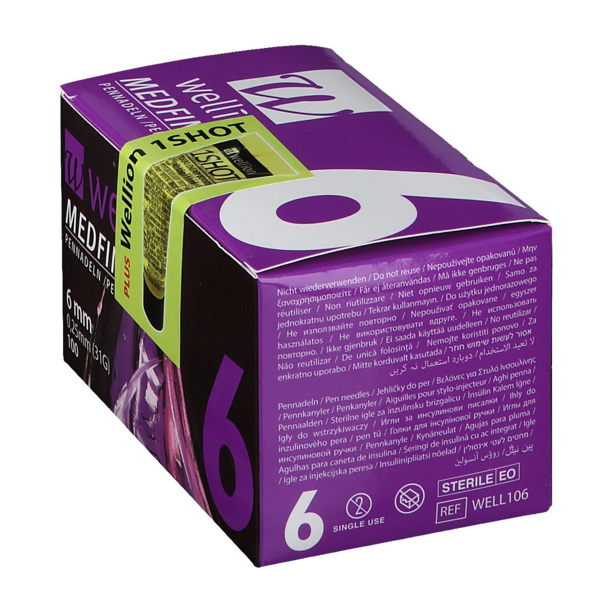 Wellion Medfine Plus Pennadeln 6 mm