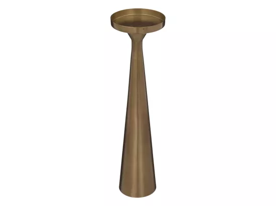 Bougeoir Chandelier en métal Doré H 41 cm