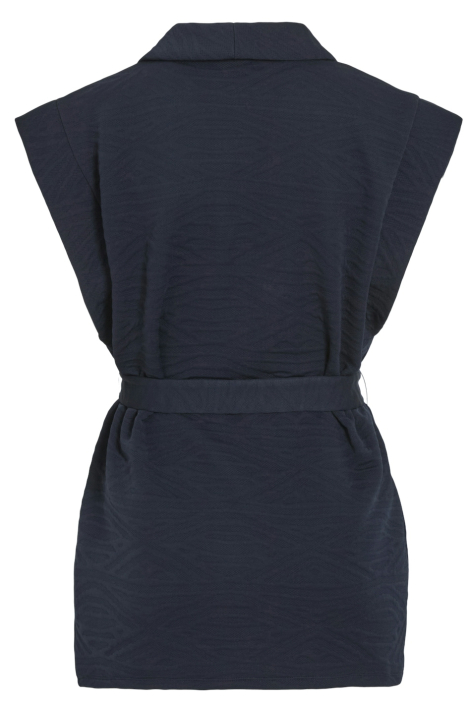 Vila blauwe dames gilet