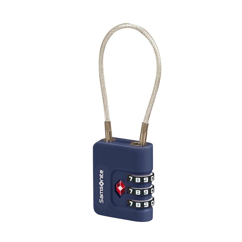 Samsonite TA Revolution Cablelock 3 Dial TSA Midnight Blue