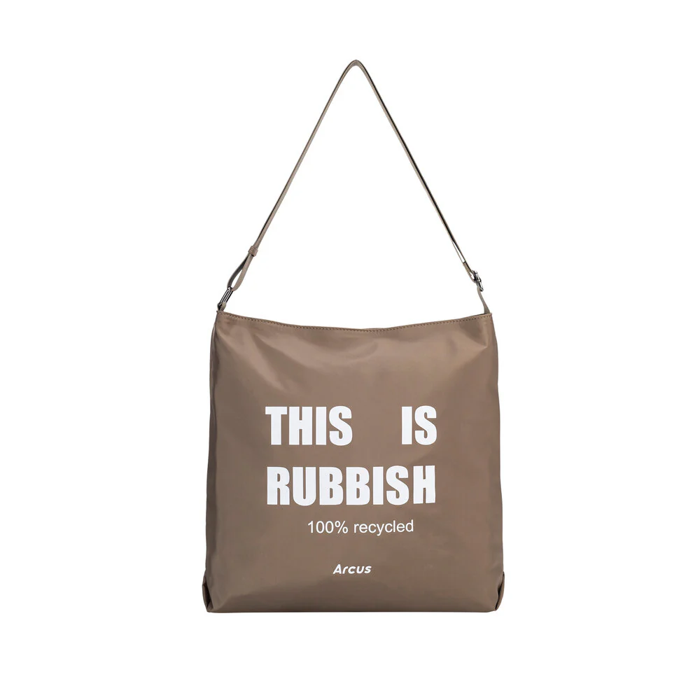 Arcus  Rubbish crossbody taske - brun