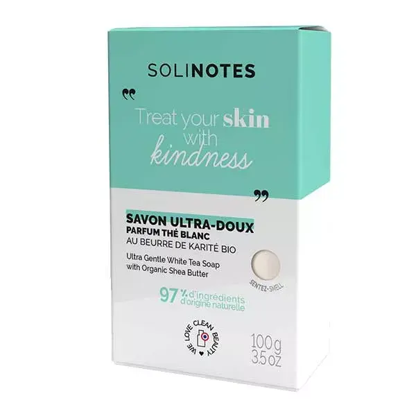 Sabonete Sólido de Chá Branco Solinotes 100g