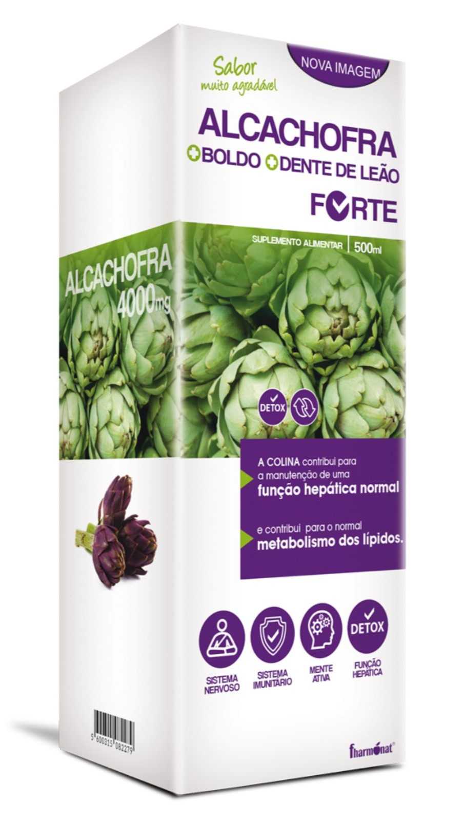 Fharmonat Alcachofra + Dente-de-leão 500 ml