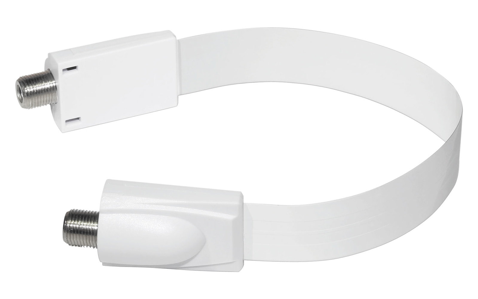 InnTec Flaches Sat Koaxialkabel für Fensterdurchführung 25 cm