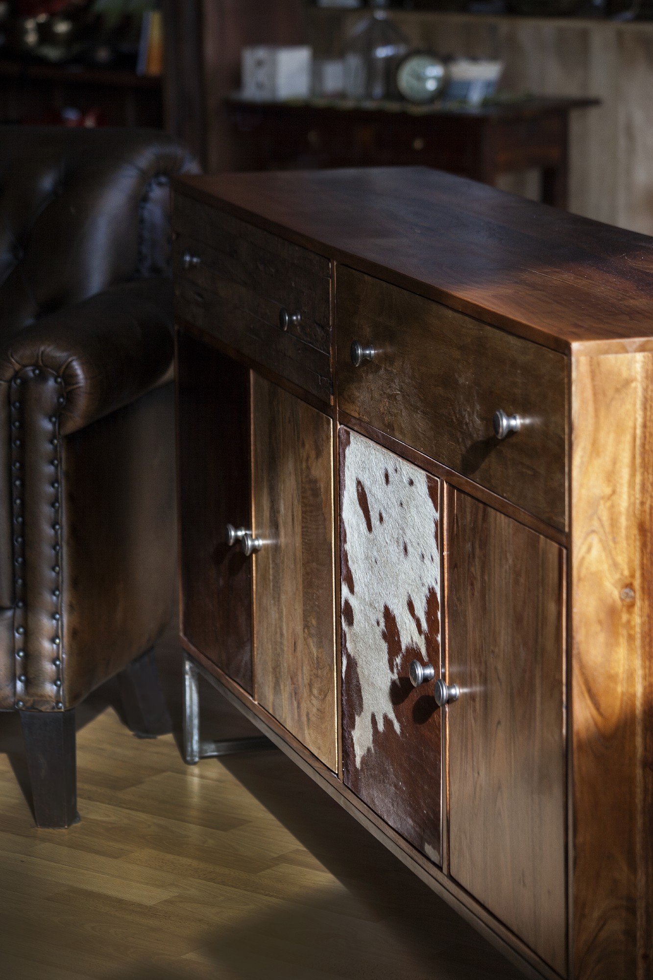 Sideboard 'Denwood', braun, B 172 cm, H 90 cm, T 40 cm von fischer's lagerhaus