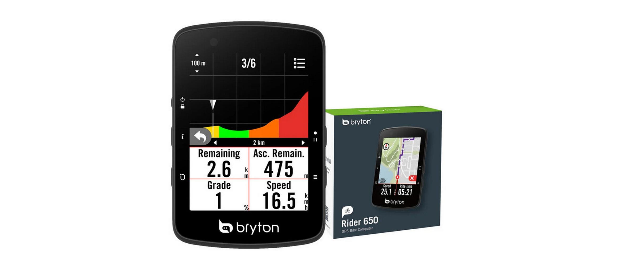 Rider 650 E<br>GPS‑Fahrradcomputer