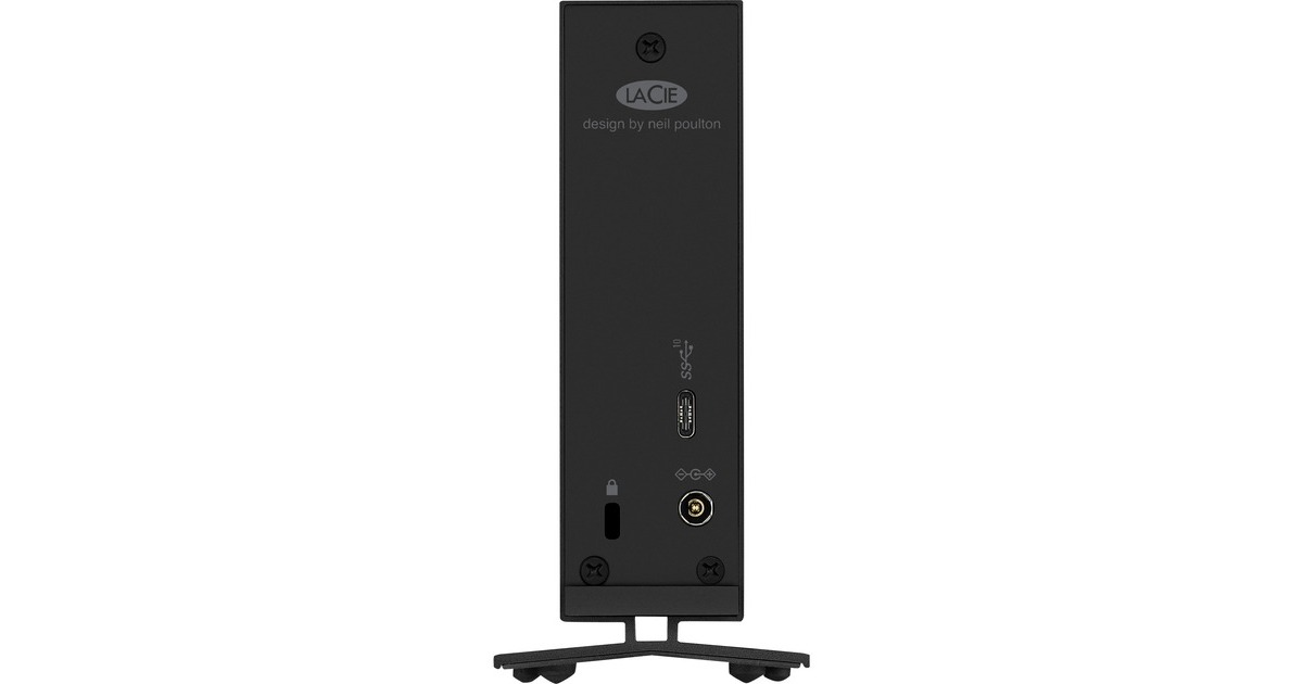 LaCie16TB d2 Professional externe harde schijf  (Zwart, USB-C 3.1 Gen 2)