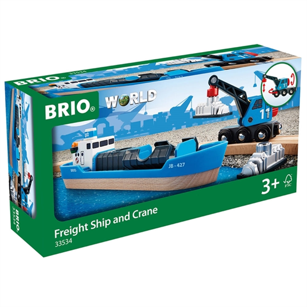 Containerskib - BRIO® → Luksusbaby.dk