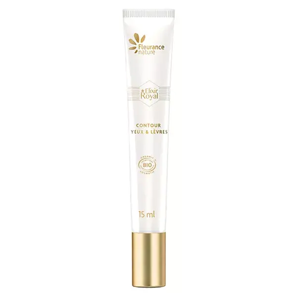Elixir Royal Orgânico Antirrugas para Contorno dos Olhos e Lábios da Fleurance Nature 15ml