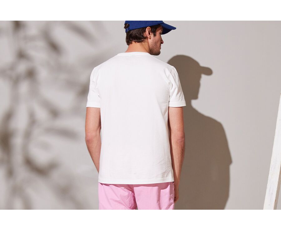 Tee-shirt coton bio uni Blanc - EDGAR III
