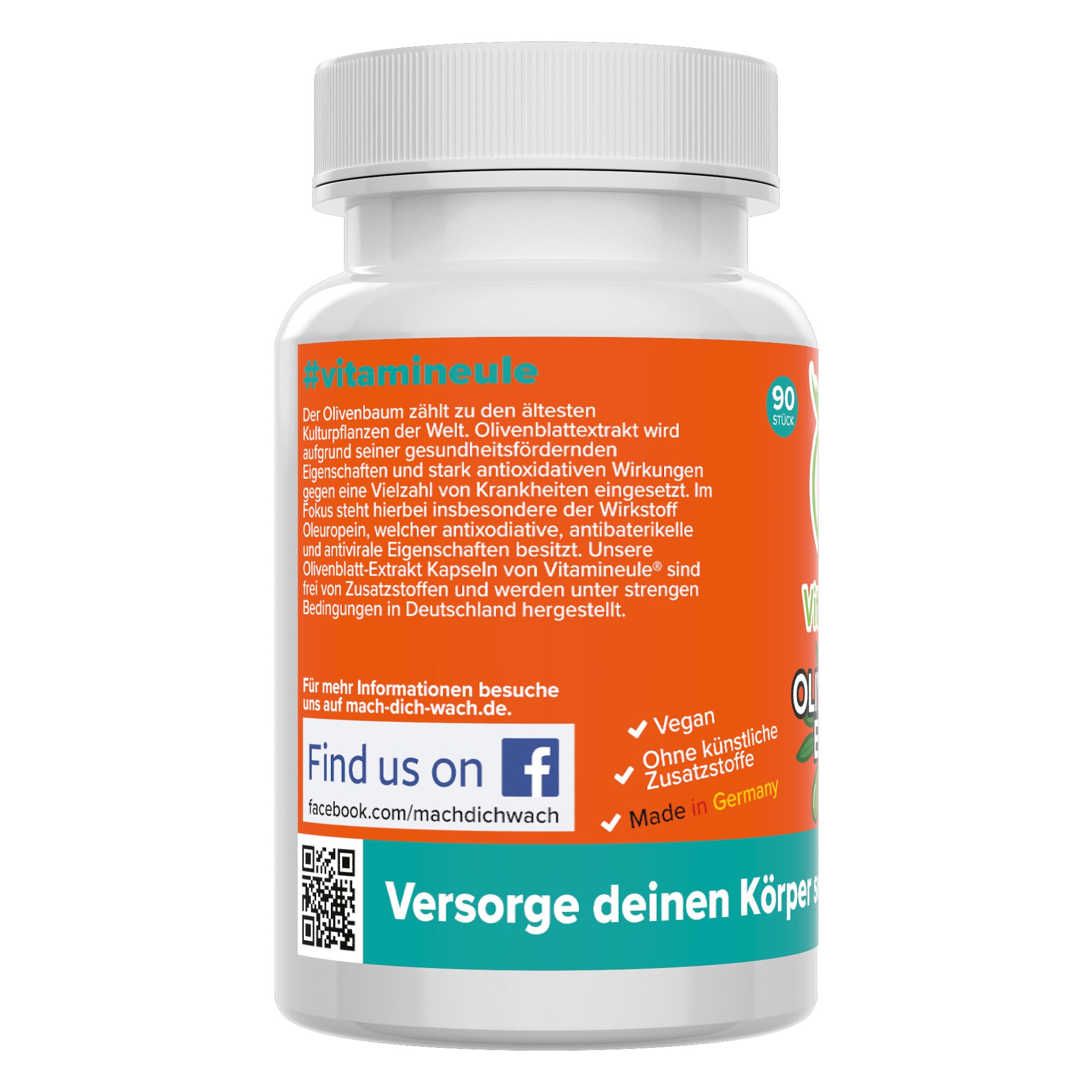 Olivenblattextrakt Kapseln - Vitamineule®