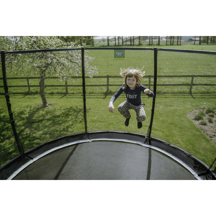 EXIT Allure Premium Trampolin ø366cm - schwarz