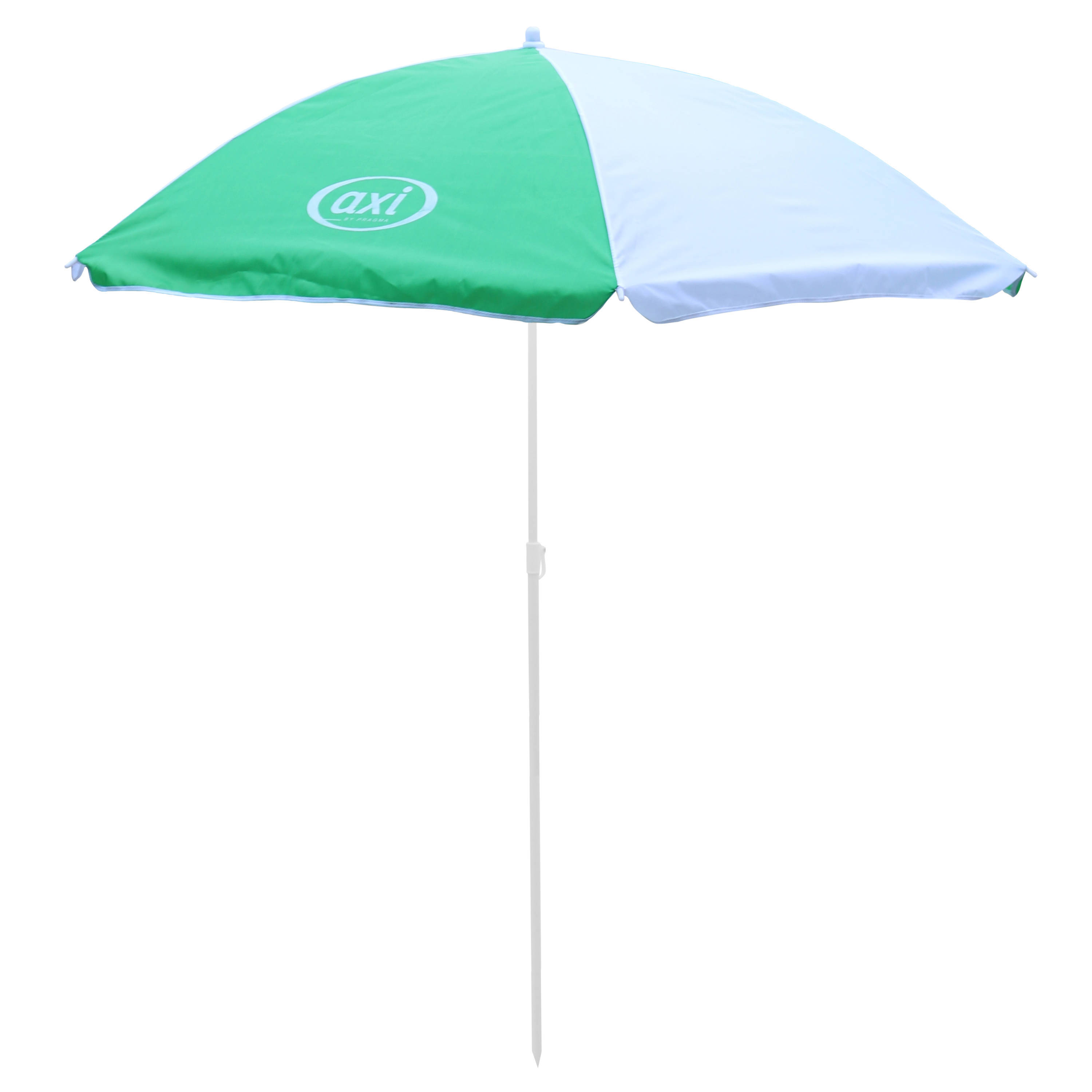 Axi Nick Picnic Table Brown - Umbrella Green/white