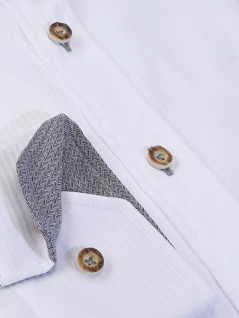 GWEIH & SILK Trachtenhemd SCHRECKSEE weiss
