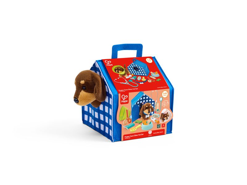 Hape Tierarzt-Set Set fördert das Verantwortungsbewusstsein