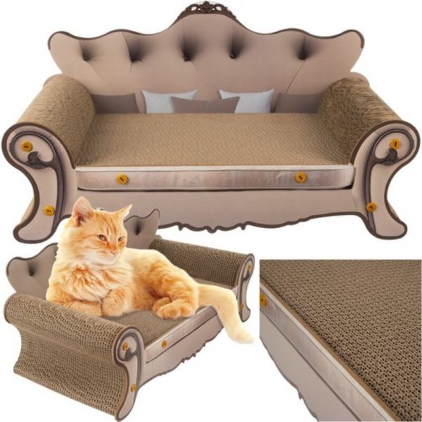 Purlov Sofá Arranhador para Gatos