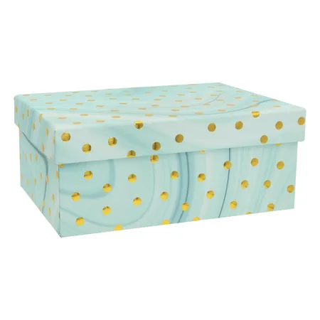 Idena Geschenkboxen 3er-Set Dot/grünFSC-Mix