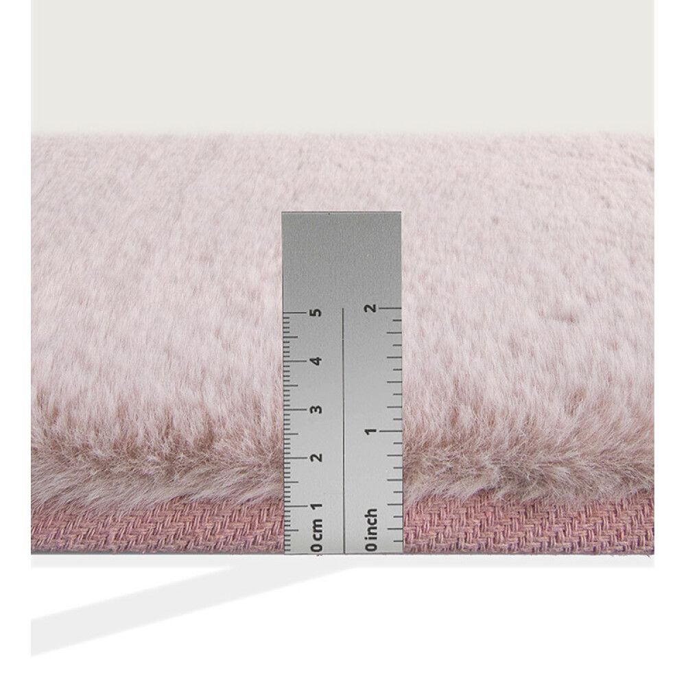 GULVTEPPE SUPERSOFTØ130CM GAMMELROSA