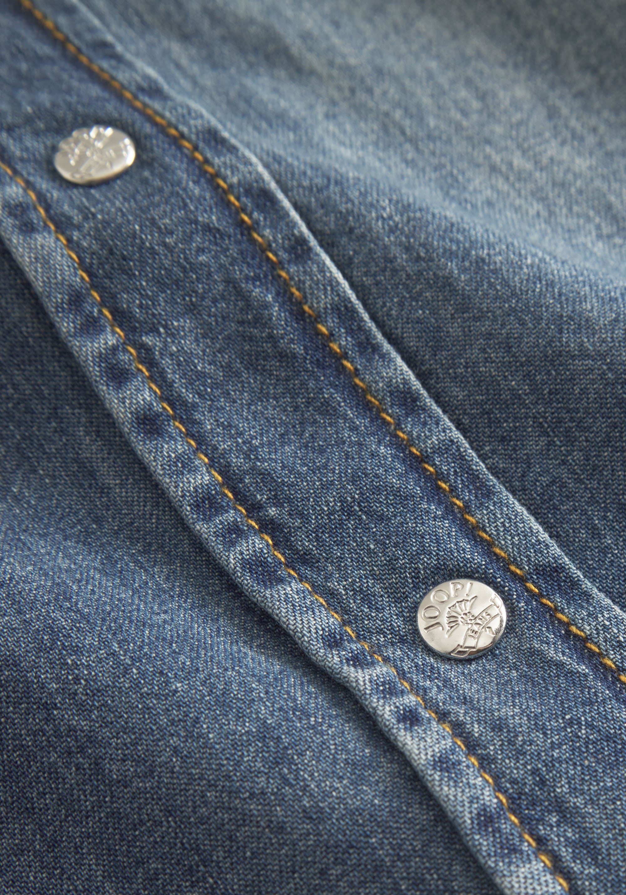 Joop Jeans Jeanskleid »Nele« aufgesetzte Tasche mit Gürtel