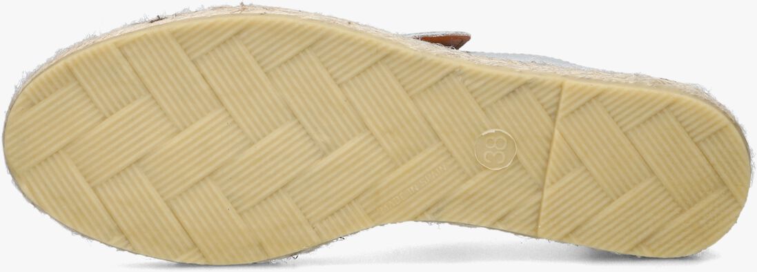 SHABBIES zilveren shabbies espadrilles elche  lofa metallic