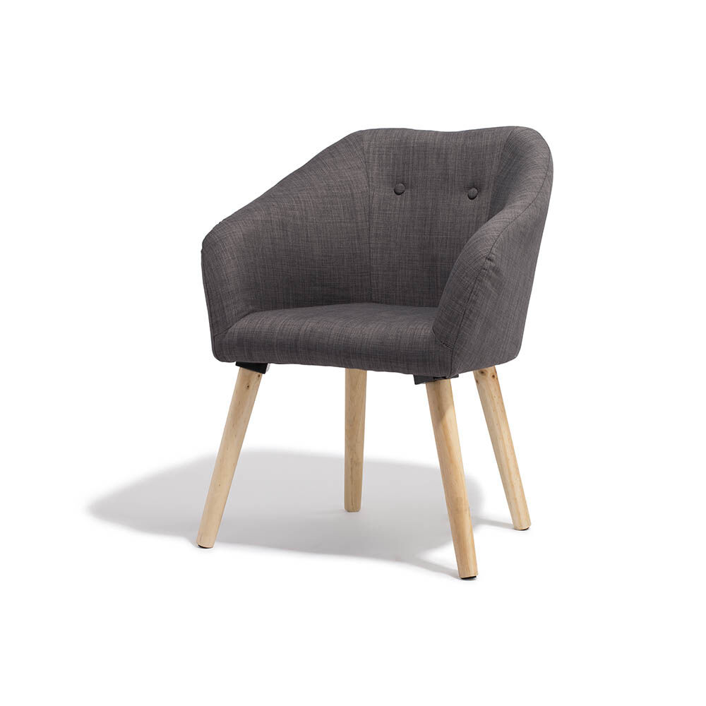 Fauteuil anthracite Joseph