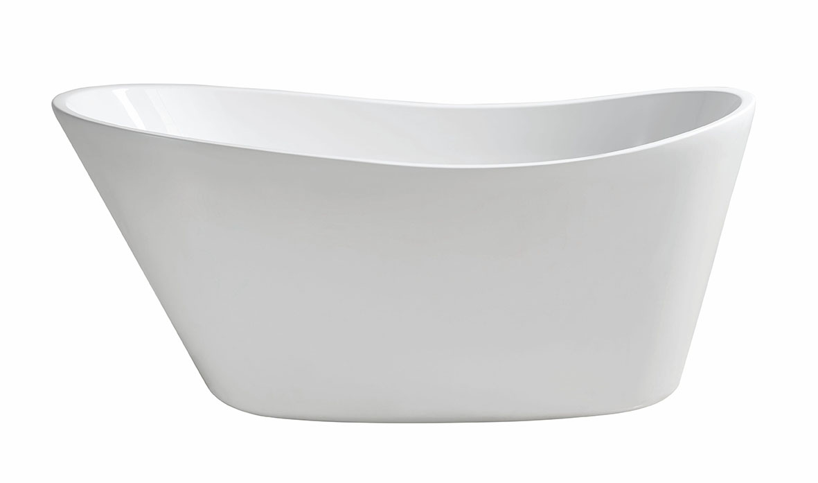 Mueller Curva vrijstaand ligbad glans wit 150x72cm