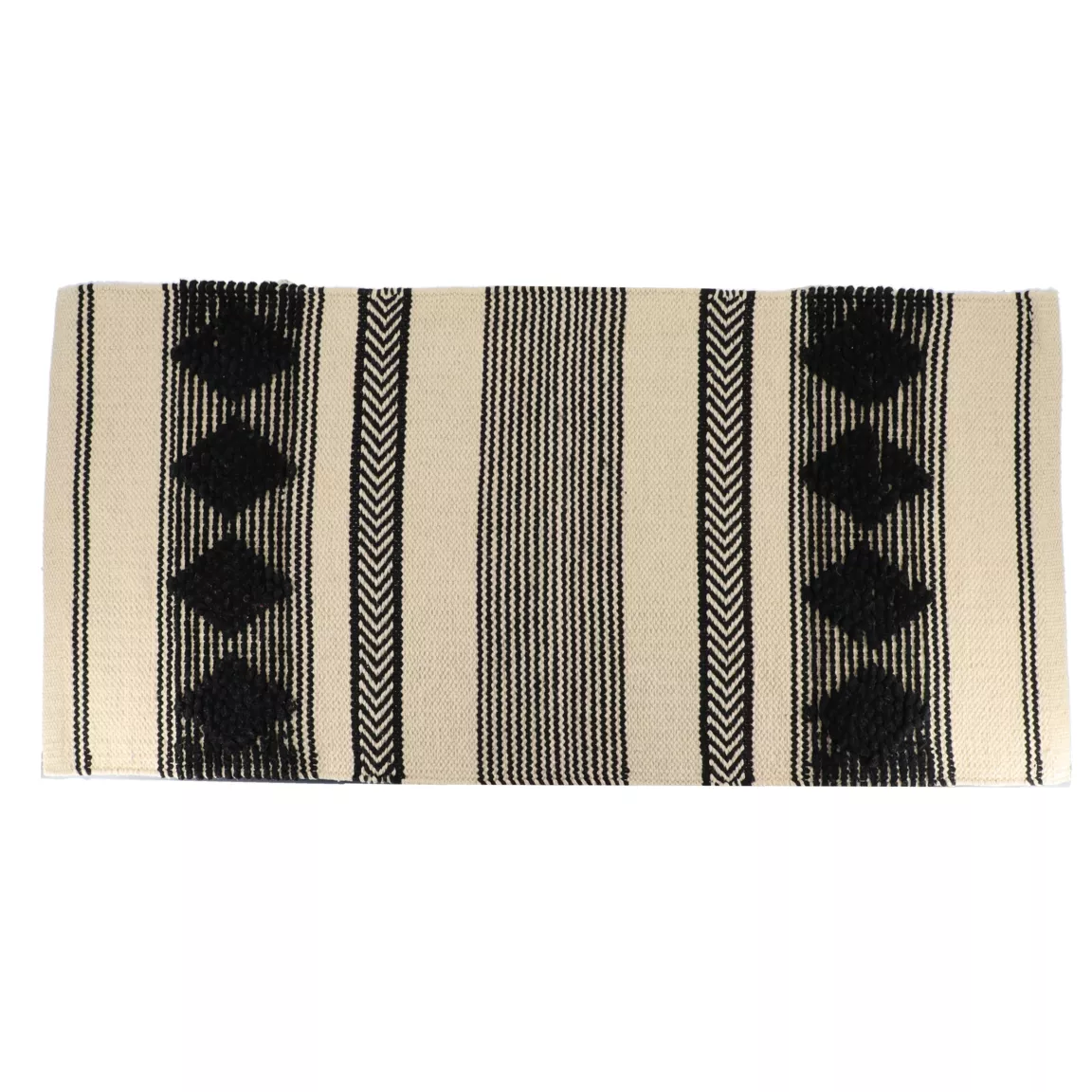 Tapis de bain coton (45 x 90 cm) New Delhi Noir