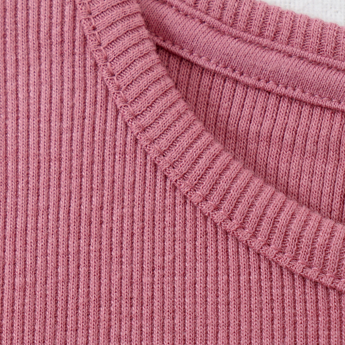 Jonas Nielsen Mädchen Langarmshirt in Rippstruktur rosa