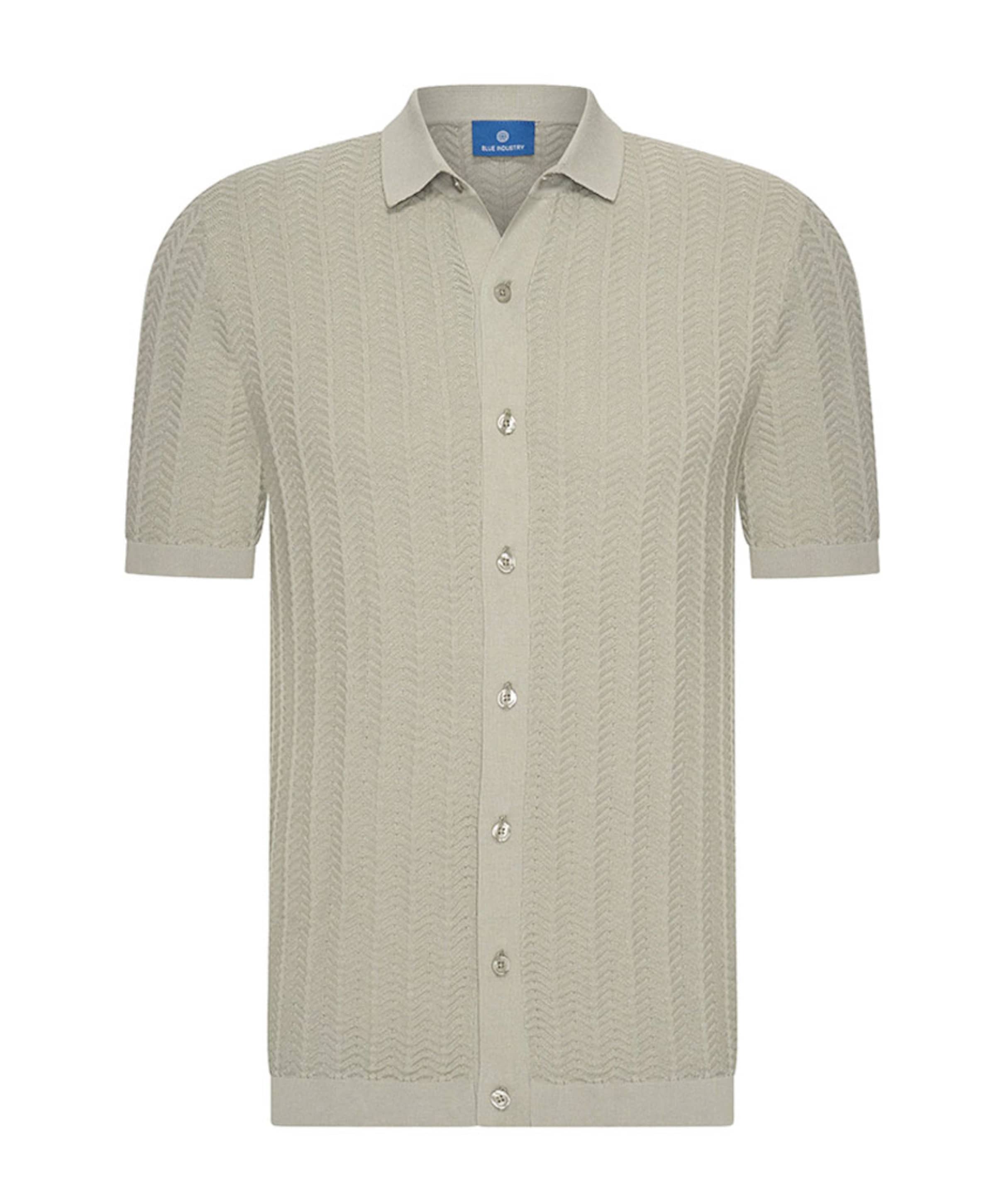 Blue industry Heren polo groen