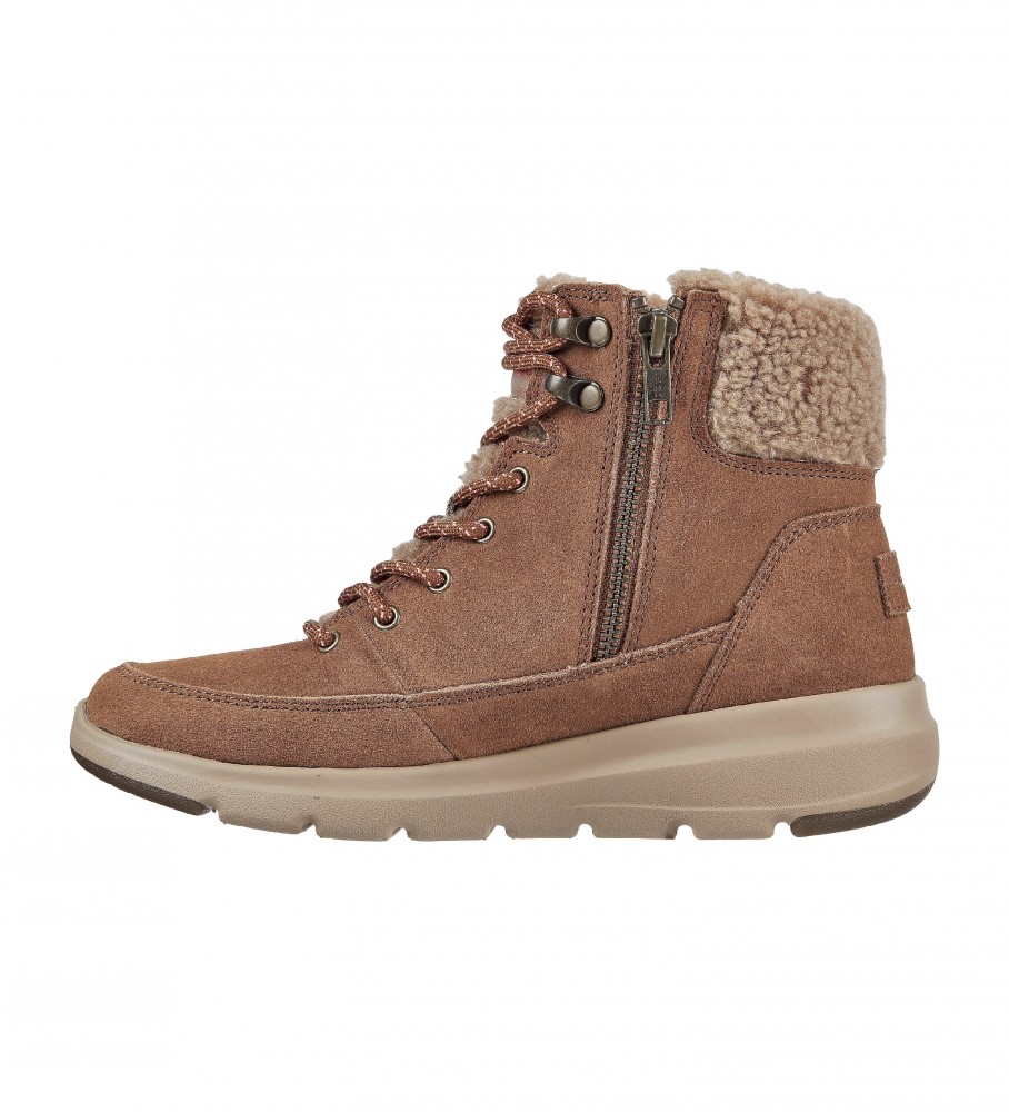 Botas Skechers On-the-GO Glacial Ultra em couro