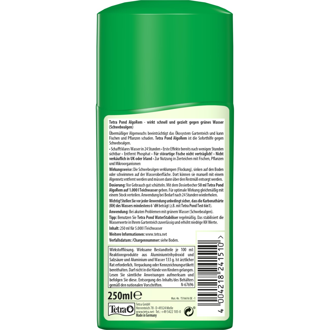 Tetra Pond AlgoRem 250 ml