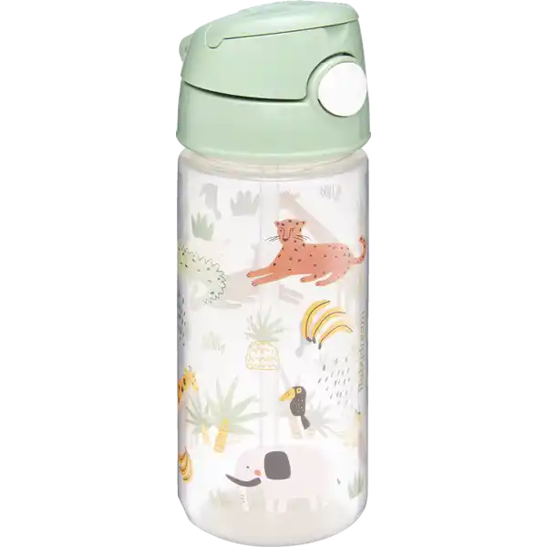 Kinder-Trinkhalmflasche 540ml  /  GRÜN