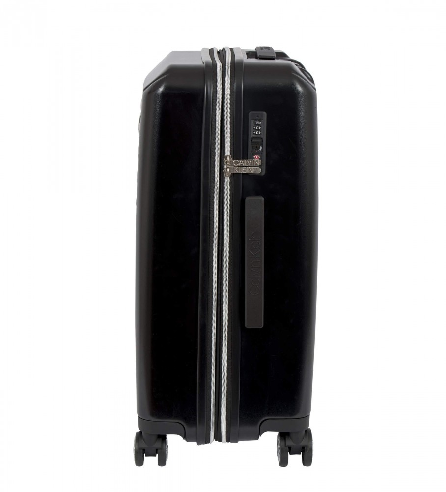 Mala de viagem média Calvin Klein Odyssey 70L preta - 42x28x59cm -