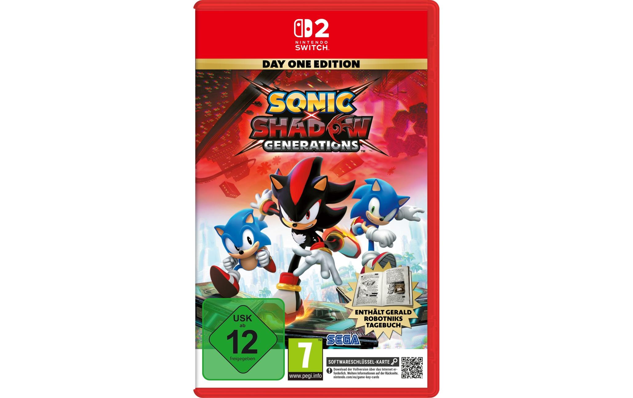 Sonic x Shadow Generations D1 (Game Key Card)Action-Abenteuerspiel für Nintendo Switch 2