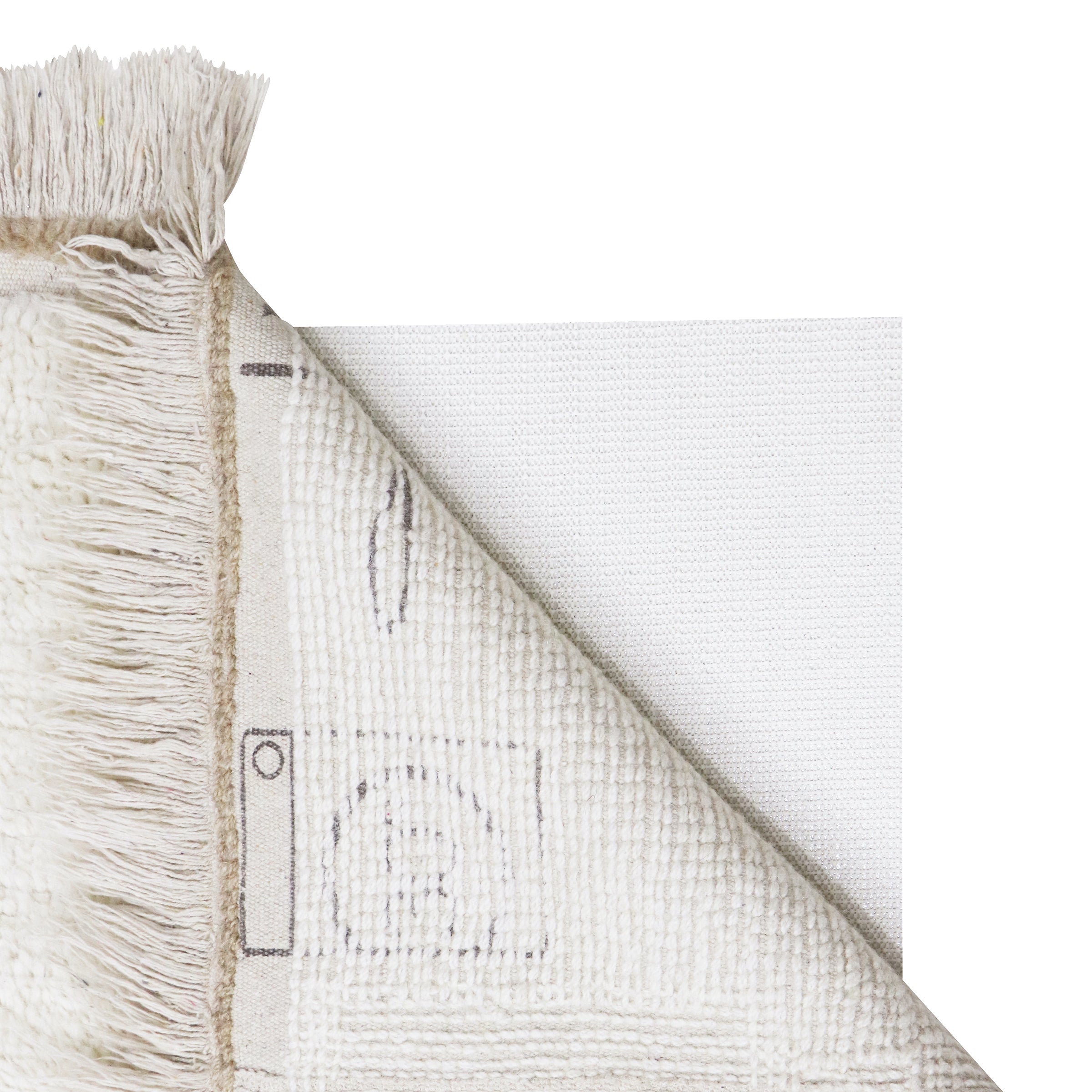 Lorena Canals Steppe Vloerkleed 170 x 240 cm - Sheep White