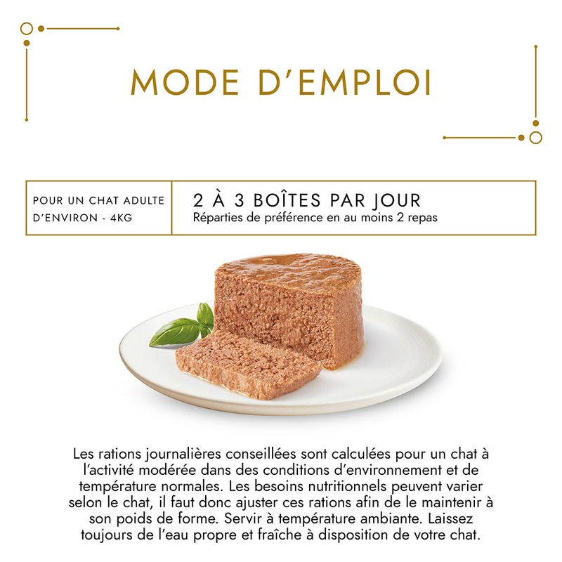Lot 4 saveurs Gourmet Gold Les Mousselines 48 x 85 g sur bitiba.fr