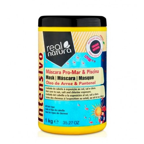Real Natura Máscara Sem Sal Pro-Mar & Piscina 1kg