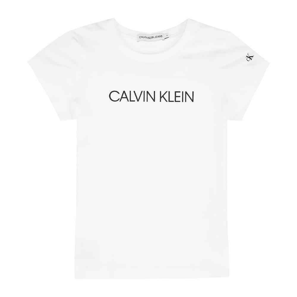 Calvin Klein Jeans T-shirt Blanc Garçon Calvin Klein Jeans IG0IG00380