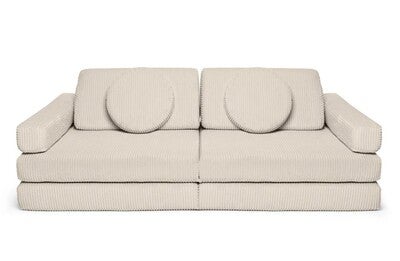 Shappy Play Byggbar Sofa 160x80 cm Cord, Vanilla