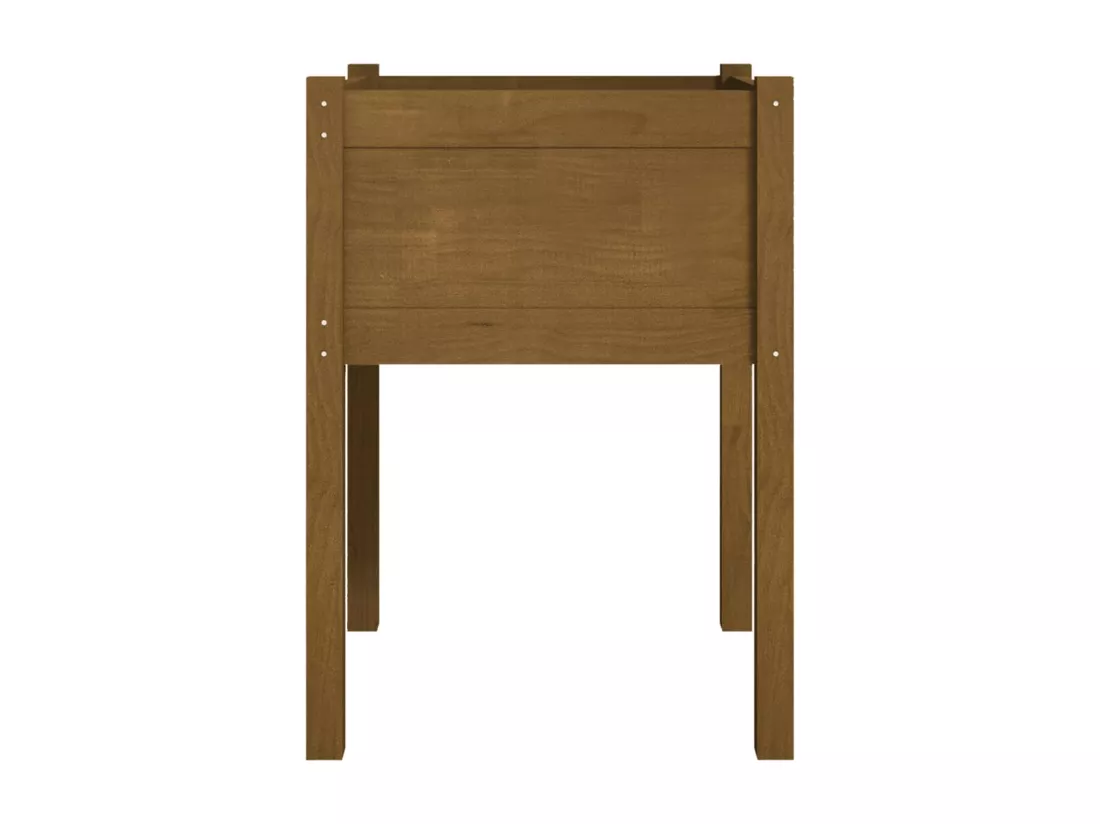 Jardinière d'extérieur Marron miel 50x50x70 cm Pin massif